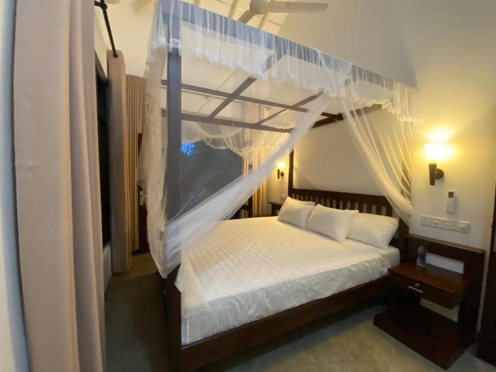 White Villa comfortable bedroom view